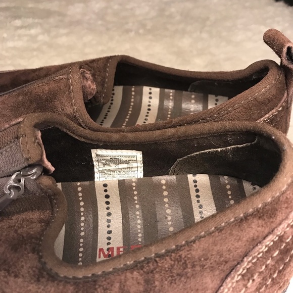 MERRELL Barrado Brown Suede Sneakers 8M - Picture 5 of 8